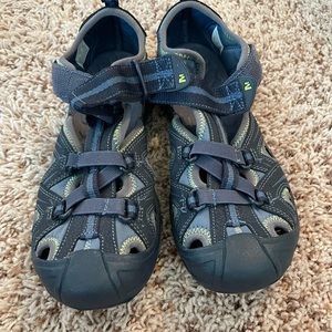 Blue and Green Merrell Hydro Hiker Sandal Size 3W